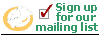 Join our Newsletter and get email when we have product updates.