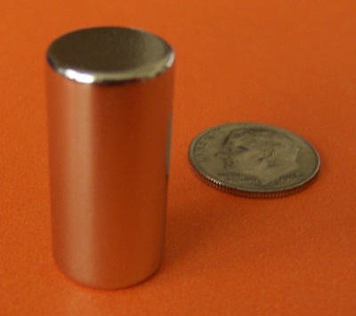Neodymium Magnets N42 1/2 in x 1 in Rare Earth Cylinder