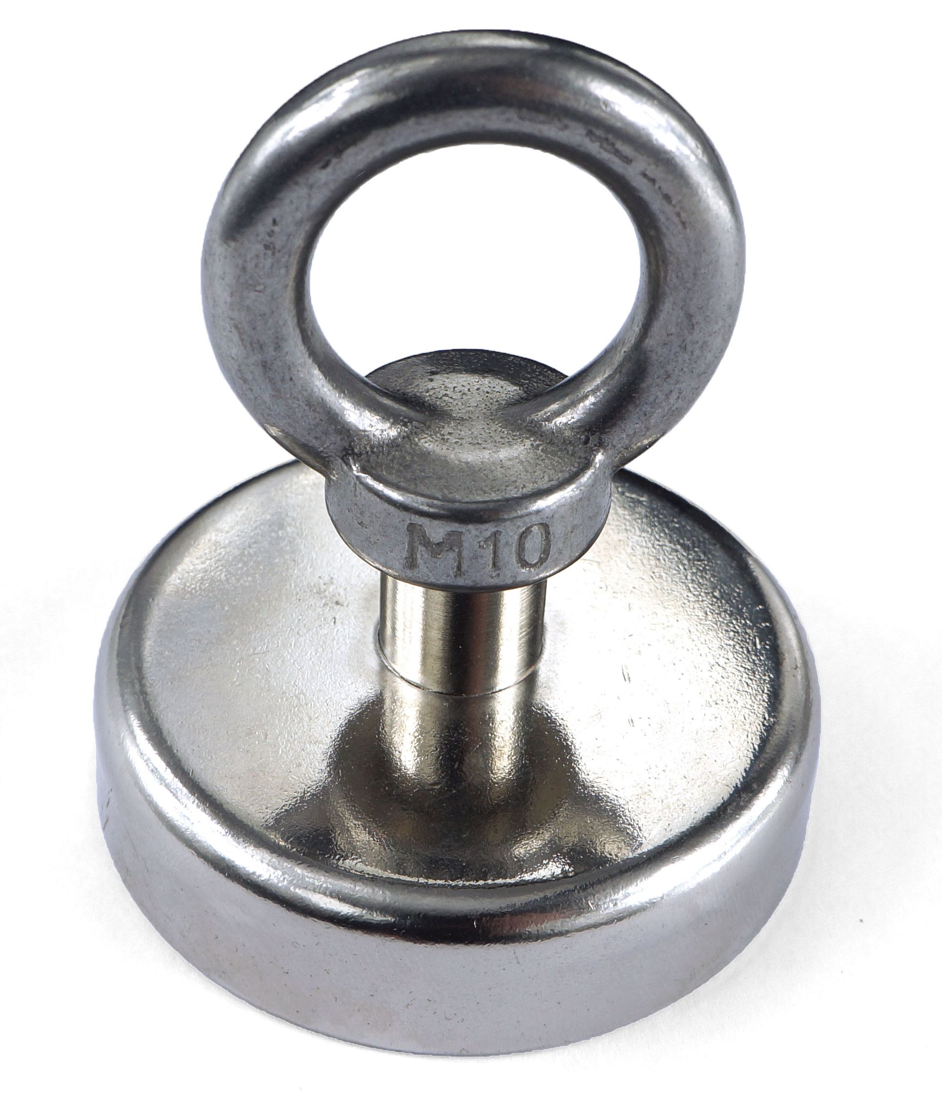 Strong Neodymium Eye Bolt Hook Fishing Cup Magnets 2.5 inch 270 LB