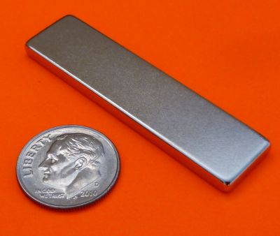 N45 Neodymium Bar Magnets 2 in x 1/2 in x 1/8 in Rare Earth NdFeB