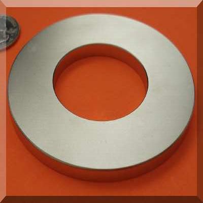 Neodymium Ring Magnets 3 in OD  x 1.5 in ID x 1/4 in Rare Earth N42