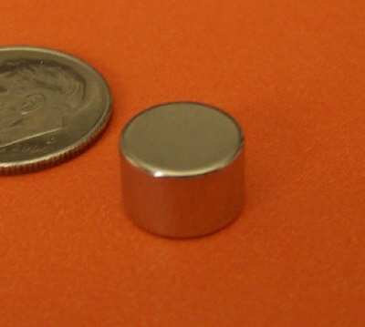 N42 Neodymium Small Disc Magnet 1/4x1/10, 2.2 LB Pull Force
