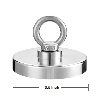 Strong Fishing Cup Magnet 3.5 inch with Neodymium Magnet