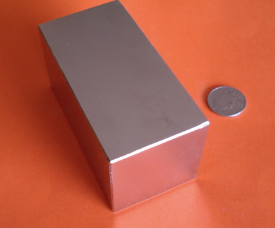 N48 Strong Neodymium Magnets 4 in x 2 in x 2 in Rare Earth Block - Applied  Magnets - Magnet4less
